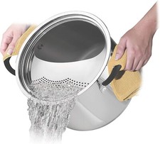 Tramontina Spaghetti Stock Pot 24cm 7.8L Stainless Steel Induction 62137/240