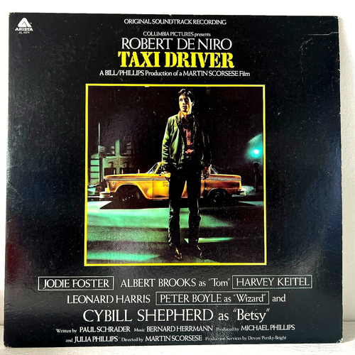 Bernard Herrmann Taxi Driver Soundtrack 1976 Vinyl Arista Records 1st Press