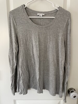Women's Daily Ritual Grey Long Sleeve Size: M