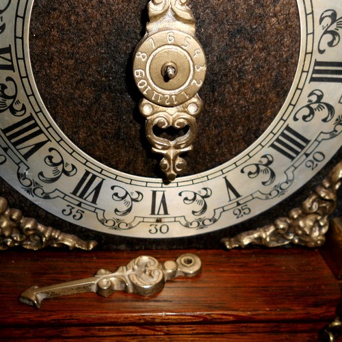 BIG Vintage Wall Clock DUTCH ZAANSE ZAANDAM stoelklok for REPAIR parts