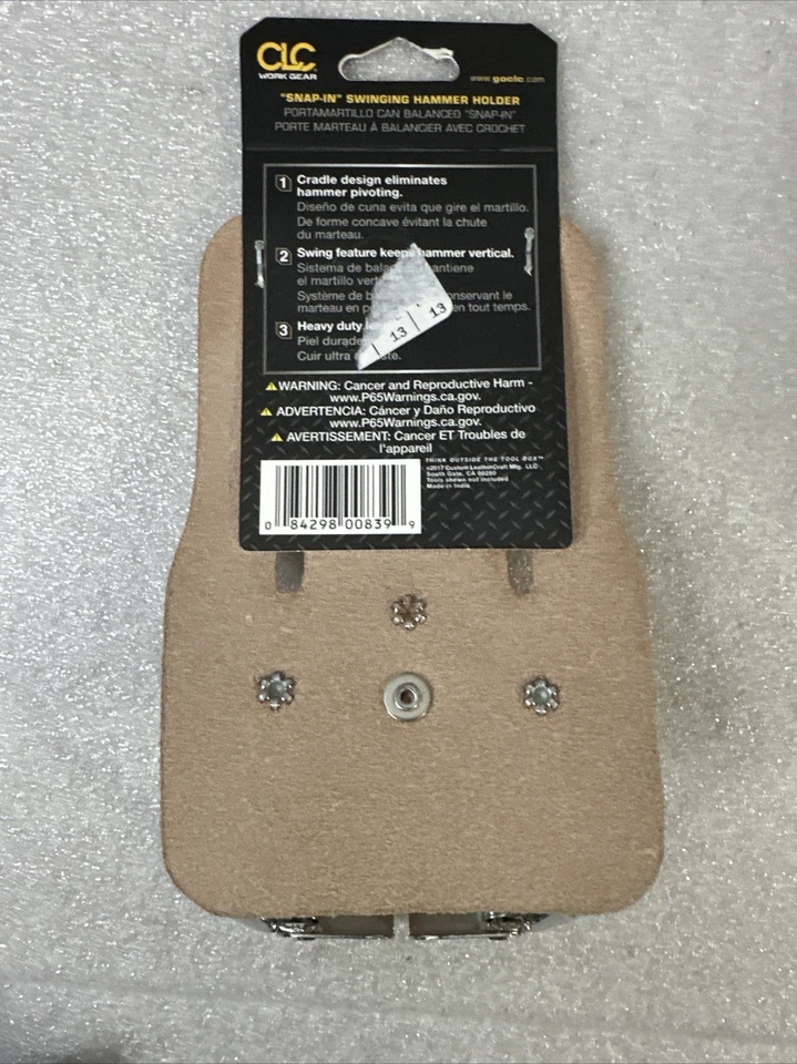 CLC Tool Works "Snap-In" Swinging Hammer Holder 839 - Image 4 of 4