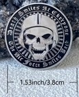 U.S. AIR FORCE, WHEN DEATH SMILES, CHALLENGE COIN, SILVER, FREE SHIPPING — photo 3