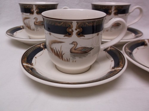 Noritake Keltcraft Tranquil Glen 9188 Cup and Saucer Sets Group of 4 - Bild 3 von 4