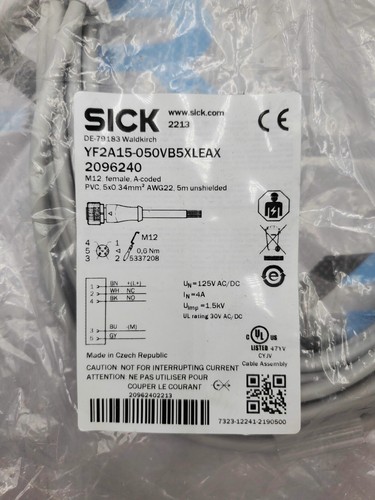 Conjunto de cable Sick YF2A15-050VB5XLEAX - Imagen 2 de 3