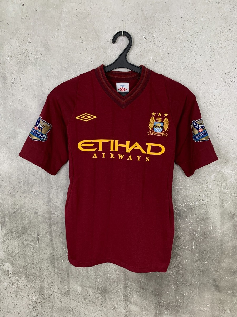 MANCHESTER CITY 2012 2013 SIGNED AWAY FOOTBALL SHIRT #45 BALOTELLI
