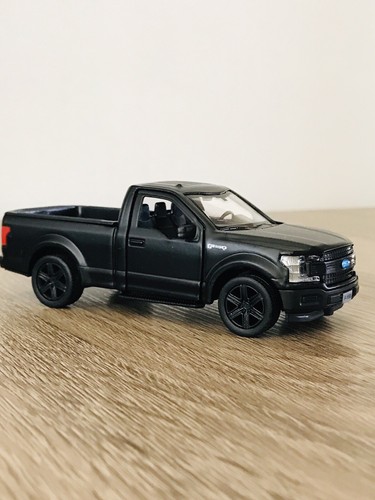 RARE MATTE BLACK 2020 FORD F-150 XL REGULAR CAB PICKUP TRUCK NEW~1/36 CAR MODEL - Picture 4 of 11