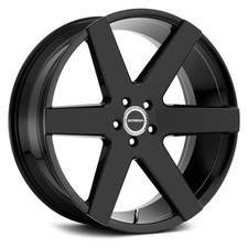Strada Coda Wheel 24x10 25 5x120.65 72.6 Black Single Rim