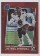 2021 Panini Donruss Optic Rated Rookie Red Hyper Prizm Joe Tryon-Shoyinka 0b3