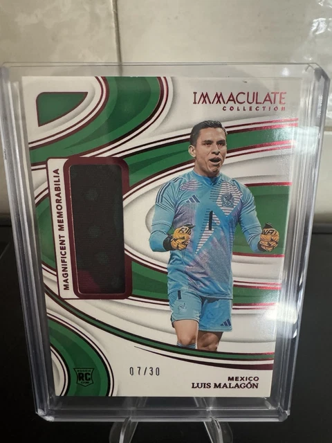 Luis Malagon - Immaculate 2025 Rookie patch /30 Mexico men’s soccer