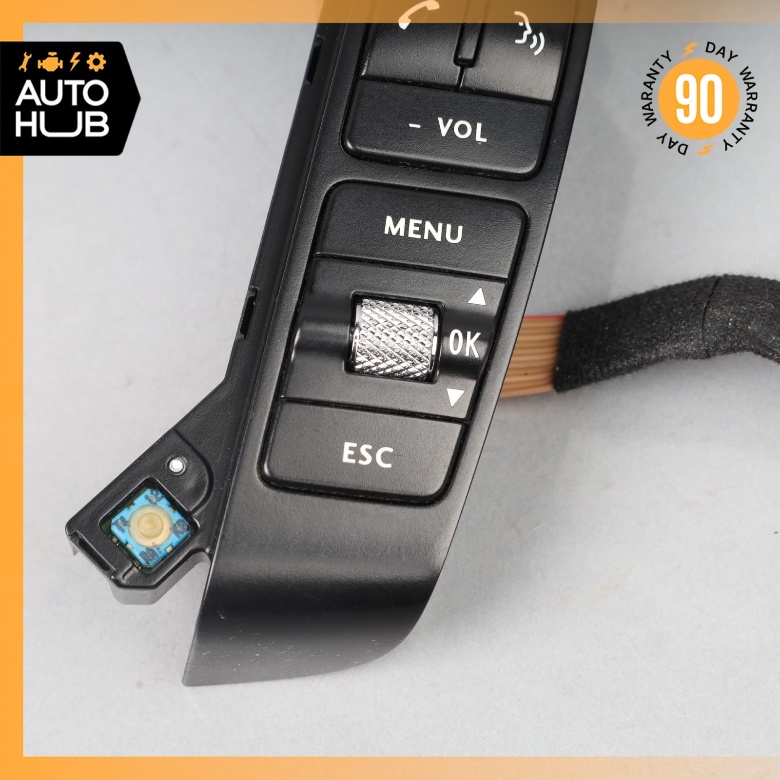 03-12 Bentley Continental GT Right Steering Wheel Control Switch Button OEM