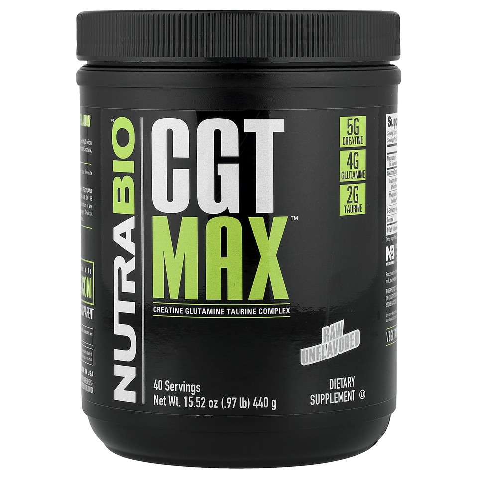 CGT MAX™, Raw Unflavored, 0.97 lb (440 g)