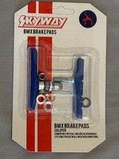 Skyway TUFF PADS BMX Bicycle Brake Pads BLUE (PAIR) - NEW
