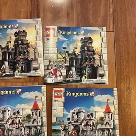 Lot of (7) Lego 7946 and 7947 Kingdoms Instruction Manuals Castle Set