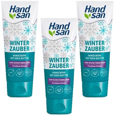 Handsan Hand Cream Winter Magic With Shea Butter 24h Protection Balm Dry Hands