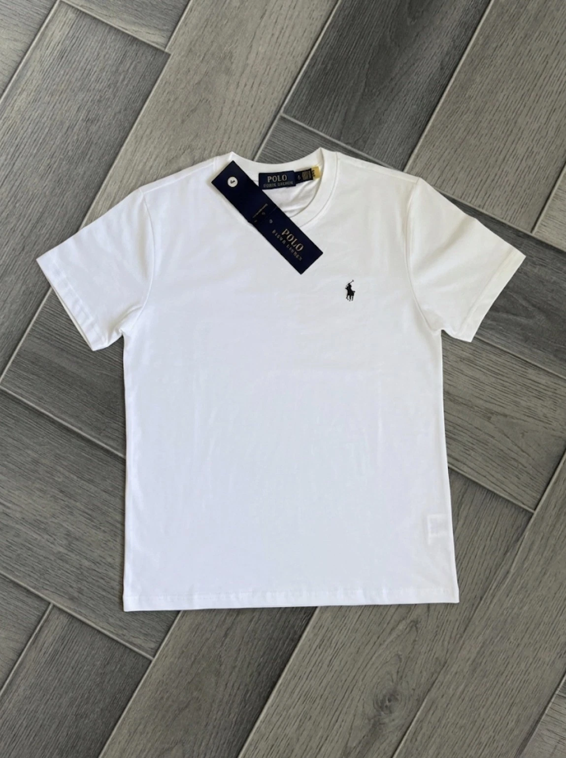 Ralph Lauren Classic Fit Jersey Crewneck Men's White T-Shirt
Opens in a new window or tab