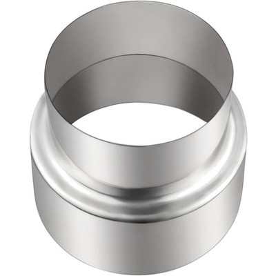 Kaminrohr Reduzierung, Ofenrohr, Edelstahl, 120 mm auf 100 mm, Rauchrohr, Sch...