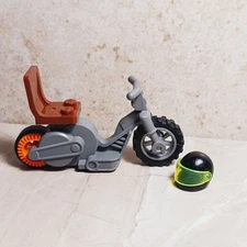 LEGO Motorcycle Rev Up Pull Back and Let go Super Fun Helmet and Seat Included