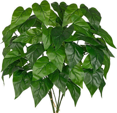Artificial Greenery Stems Pothos Plants - 6 Pcs Faux Pothos Leaves Branches 35.4