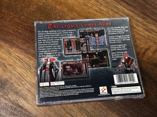 Castlevania Chronicles Konami Sony Playstation 1 PS1 COMPLETE! VGC - Picture 7 of 9