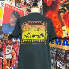 Vintage 90s Disney The Lion King Single Stitch Cartoon Movie Promo T Shirt Sz XL