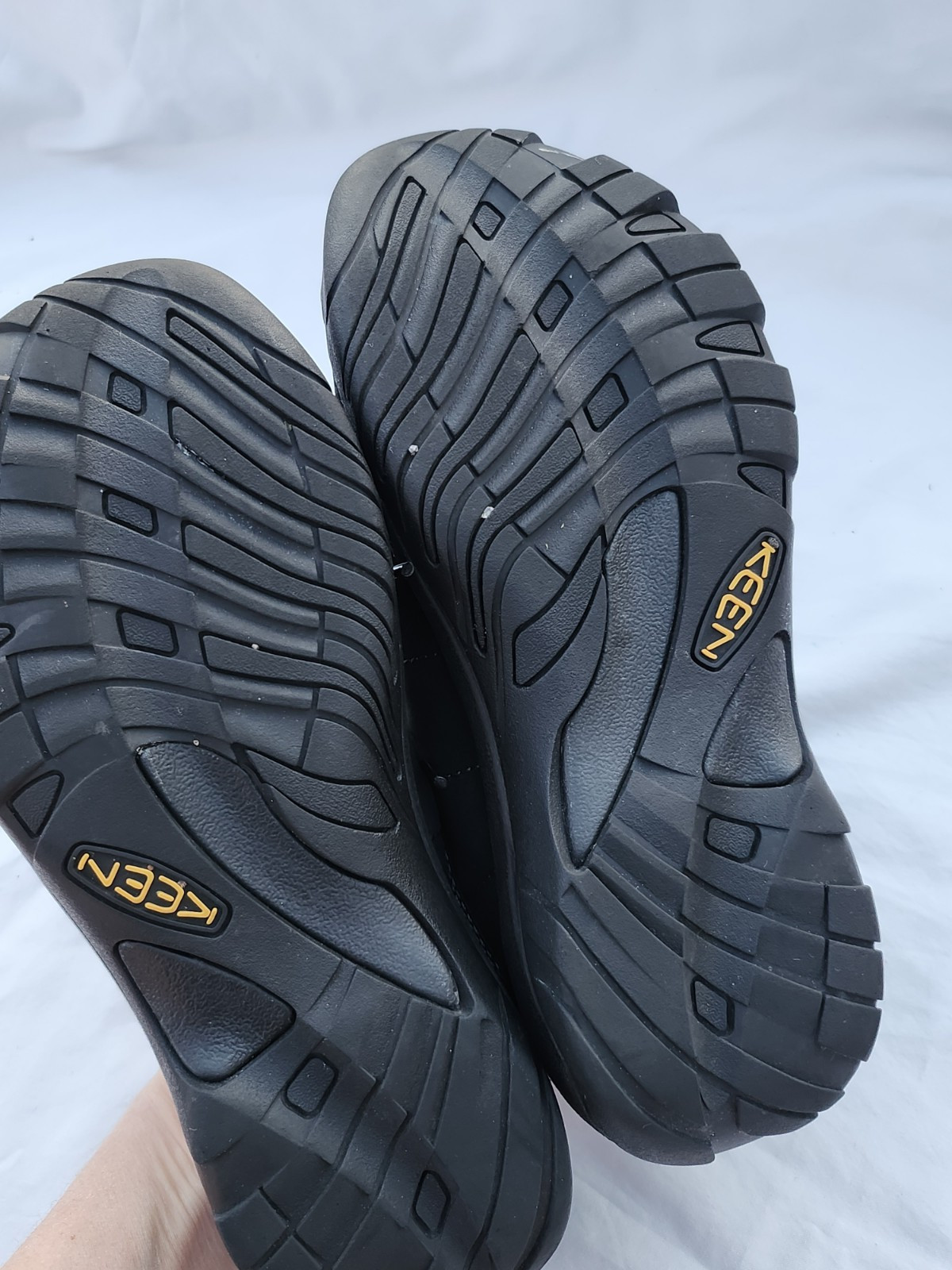 Scarpe da trekking Keen Presidio in pelle nera da donna misura 6 5