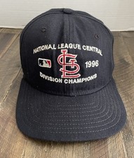 Vintage St. Louis Cardinals 1996 NL Central Division Champions Snapback Hat