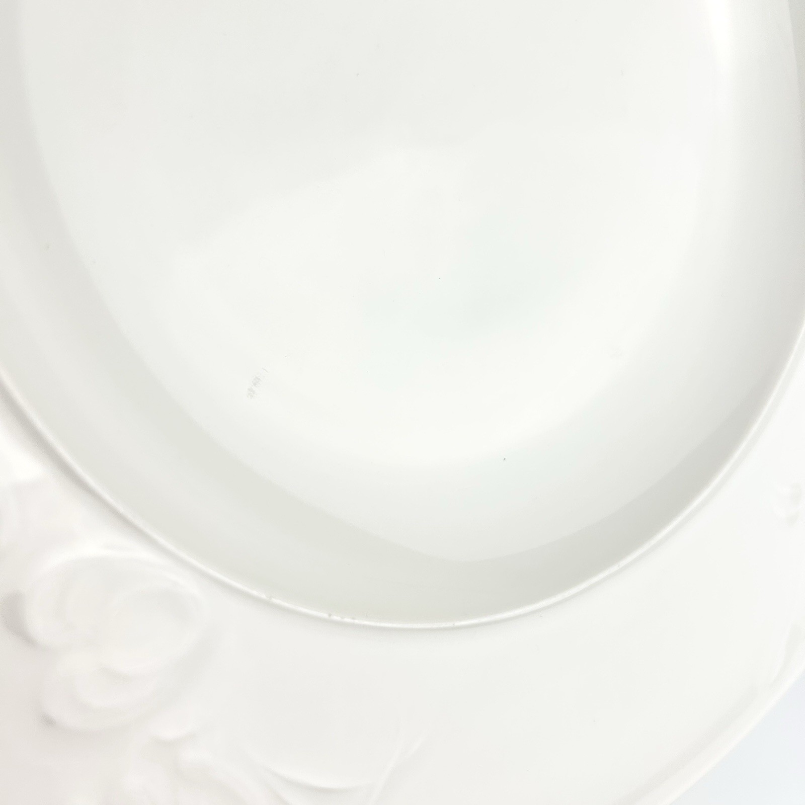 KPM Feldblume Soup Plate Bowl Field Flower Insects Berlin Germany Chipped