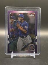 2021 Topps Chrome Update Purple Refractor #USC62 Khalil Lee New York Mets Rookie