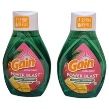Gain Power Blast Dish Spray Refill 16 fl oz Apple Mango Tango Scent Lot of 2