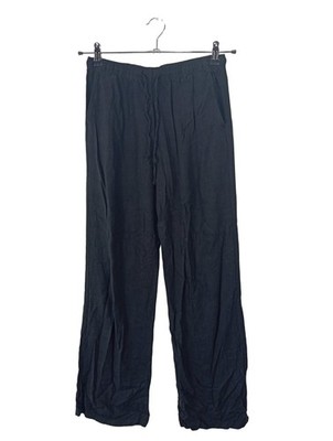 STRADIVARIUS Stoffhose Damen Hose Gr. DE 36 schwarz Casual-Look