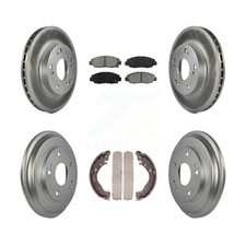 Transit Auto KGS-102174 Brake Disc and Pad Kit Front & Rear for Honda Civic