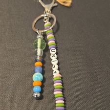 Handmade Beaded UNITY Multicolor Key Chain For Women