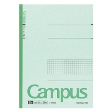 KOKUYO Campus Notebook, B5 size, 5mm grid ruled, 30 sheets, No-13S5
