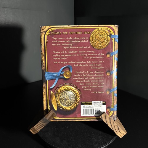Septimus Heap Book Four Queste 1st Edition Angie Sage Magykal CD Hardback Jacket - Picture 7 of 16