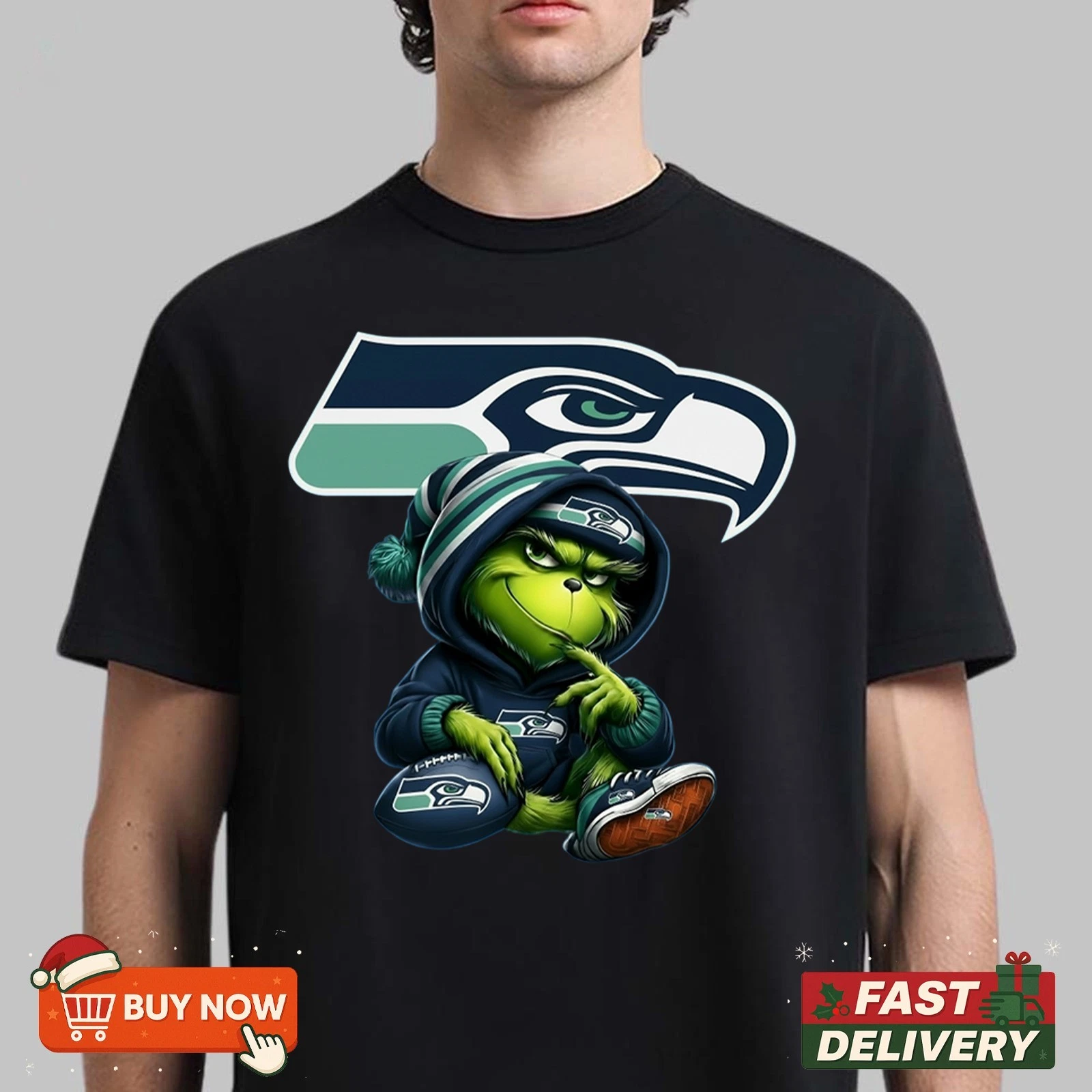 Seahawks funny character Football TShirt