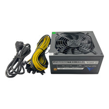 Alimentation PC 2000W 95 PLUS GOLD 10×6 Pin Mining Power Supply PSU GPU Rig