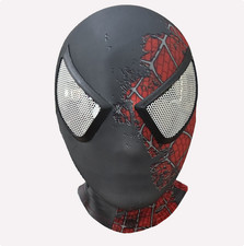 Spider Man Face Mask Head Hood Helmet Cosplay Costume Spiderman Halloween Party