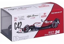 1/43 Alfa Romeo C42 F1 2022 G. Zhou #24 With Driver Figure