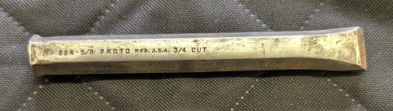 PROTO 5/8" Cold Chisel 86A 3/4 Cut USA