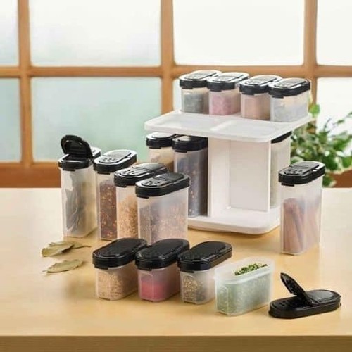 Tupperware Modular Mates Spice Carousel Spinning Rack White (No Containers) NEW - Picture 9 of 11