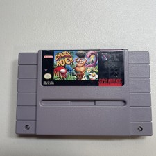 Chuck Rock SNES Super Nintendo Entertainment System, 1992 - Tested