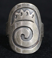Vintage - Mexico - Taxco - Modernist - 925 Sterling Silver - Ring - Size 8
