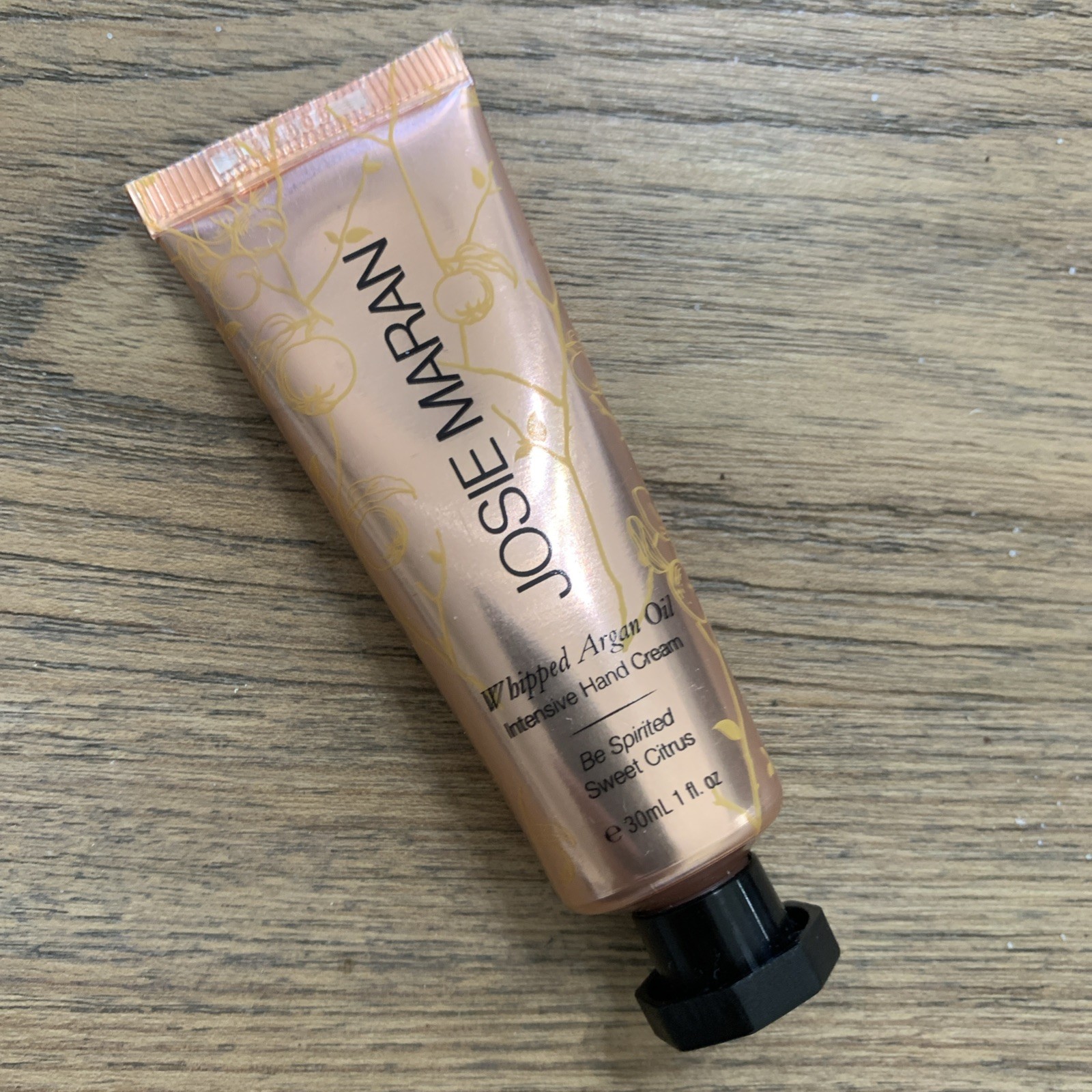 Josie Maran Whipped Argan Oil Hand Cream 1 oz Sweet Citrus Travel Size New Without Box
