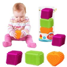 Sensory Balls Baby Teething Toys 6-12 Months, Soft Spiky Textured Multi Ball ...