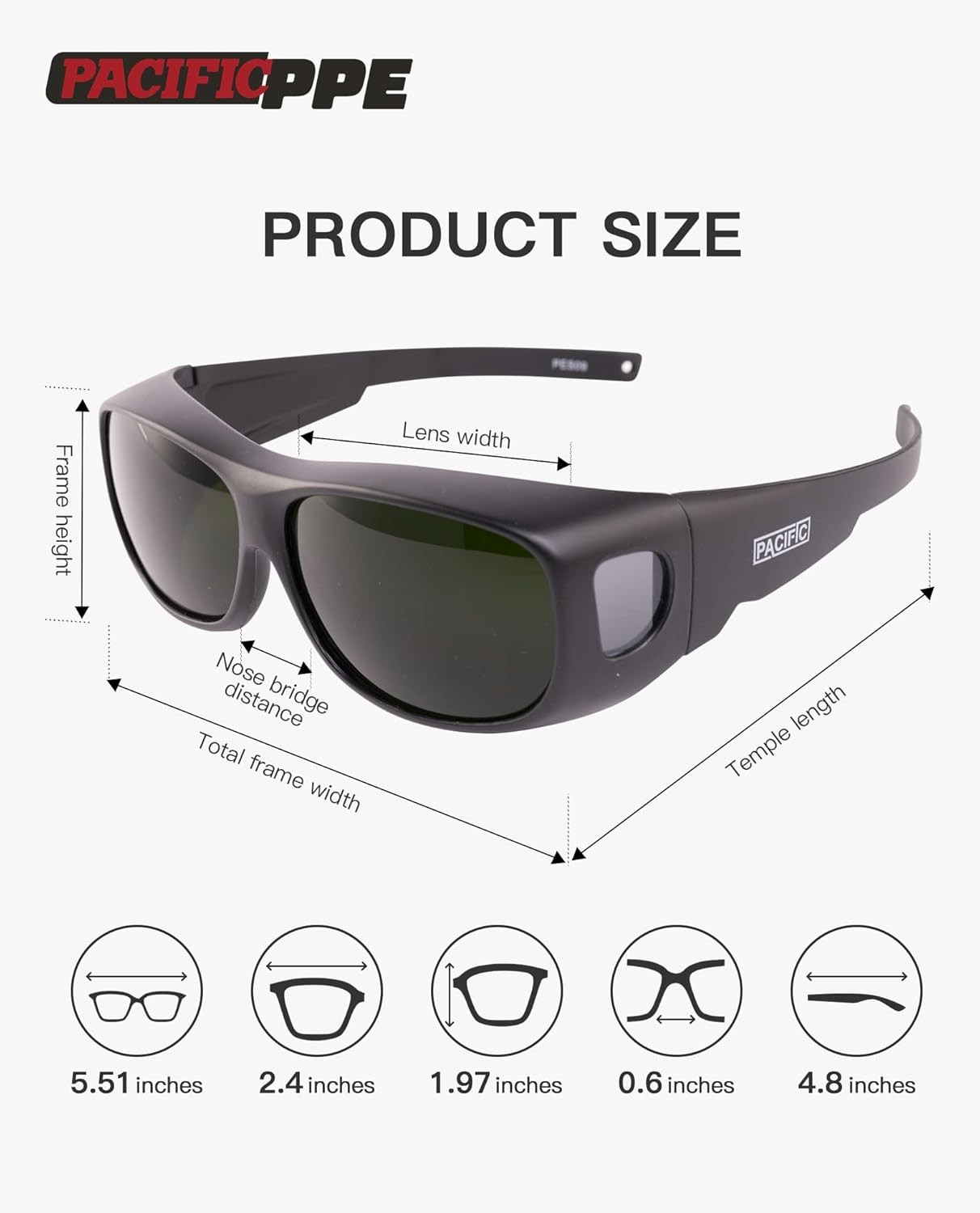 Welding Glasses Work Safety Glasses for TIG MIG ARC Weld Plasma Cut Grinding