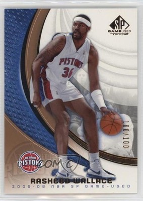 2005-06 SP Game Used Edition Bronze 100/100 Rasheed Wallace #28 2b6