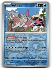 Veluza 045/142 Uncommon Stellar Crown Pokemon Reverse Holo Near Mint