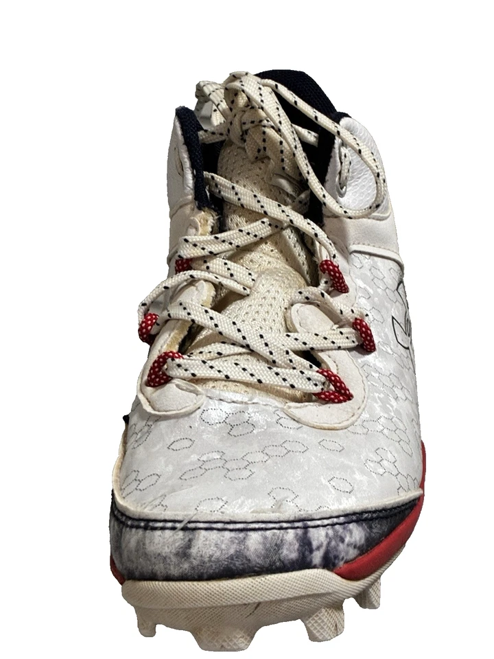 Boy’s Size 2Y Under Armour UA Bryce Harper 8 TPU USA Baseball Cleats Shoes NWOB - Image 4 of 4