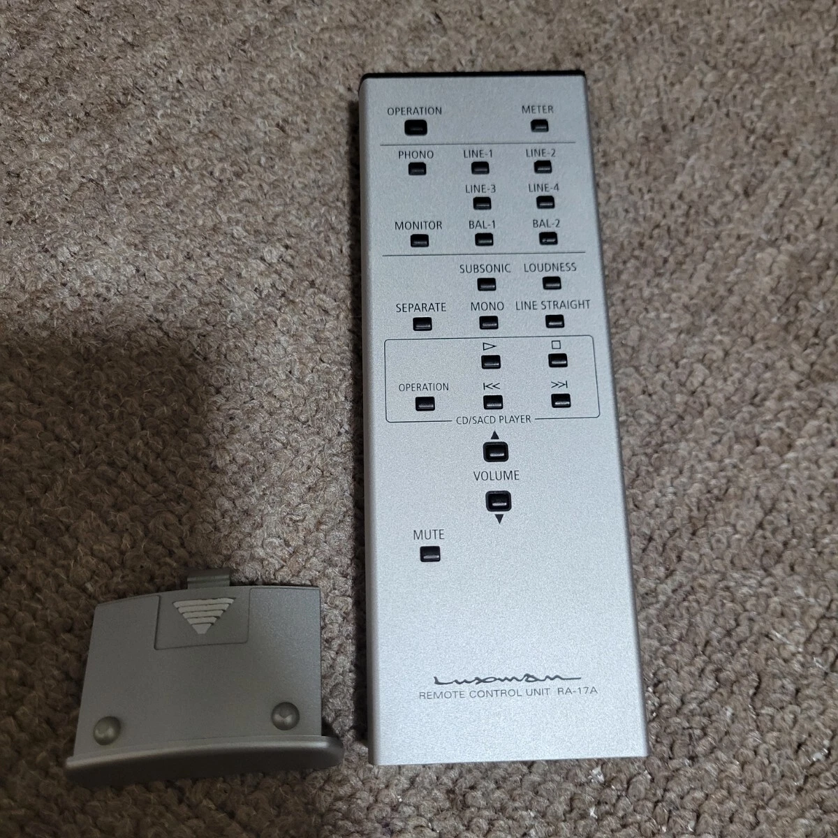 LUXMAN RA-500 L-503S用 オーディオリモコン LUXMAN RA-500 - remote