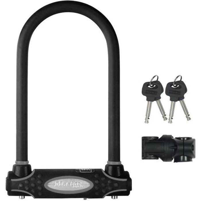 Master Lock 8195EURDPRO Cadenas en U en Acier Trempé de 11 cm pour Vélo